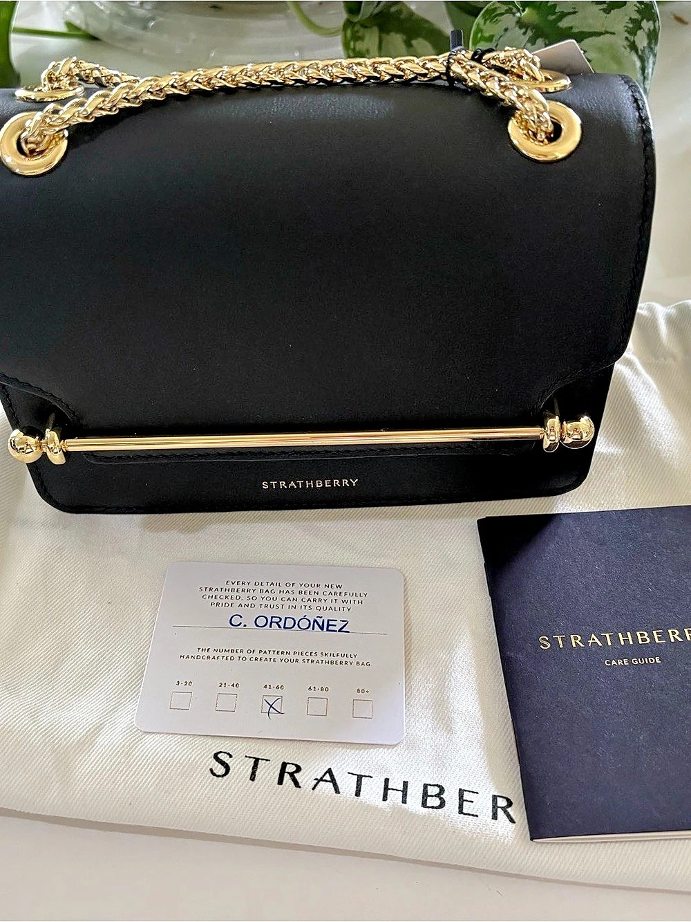 Strathberry East/West Mini Black Shoulder Bag NWT - Picture 9 of 9